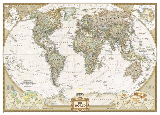 cartina del mondo per pareti