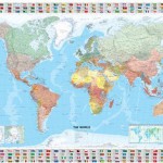 Allestire una Parete di Casa con le Mappe del Mondo